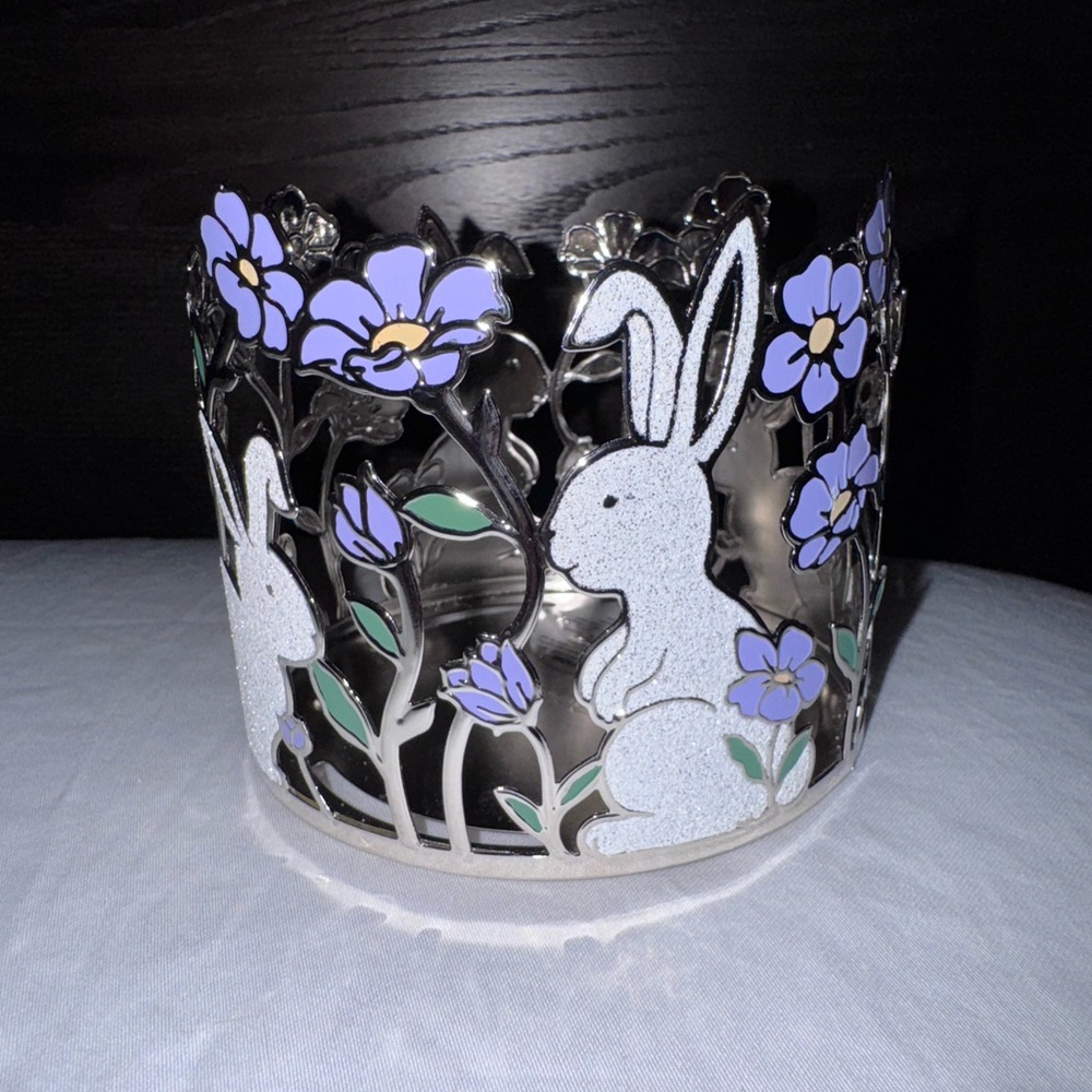 Bath & Body Works Bunny 3 wick candle holder